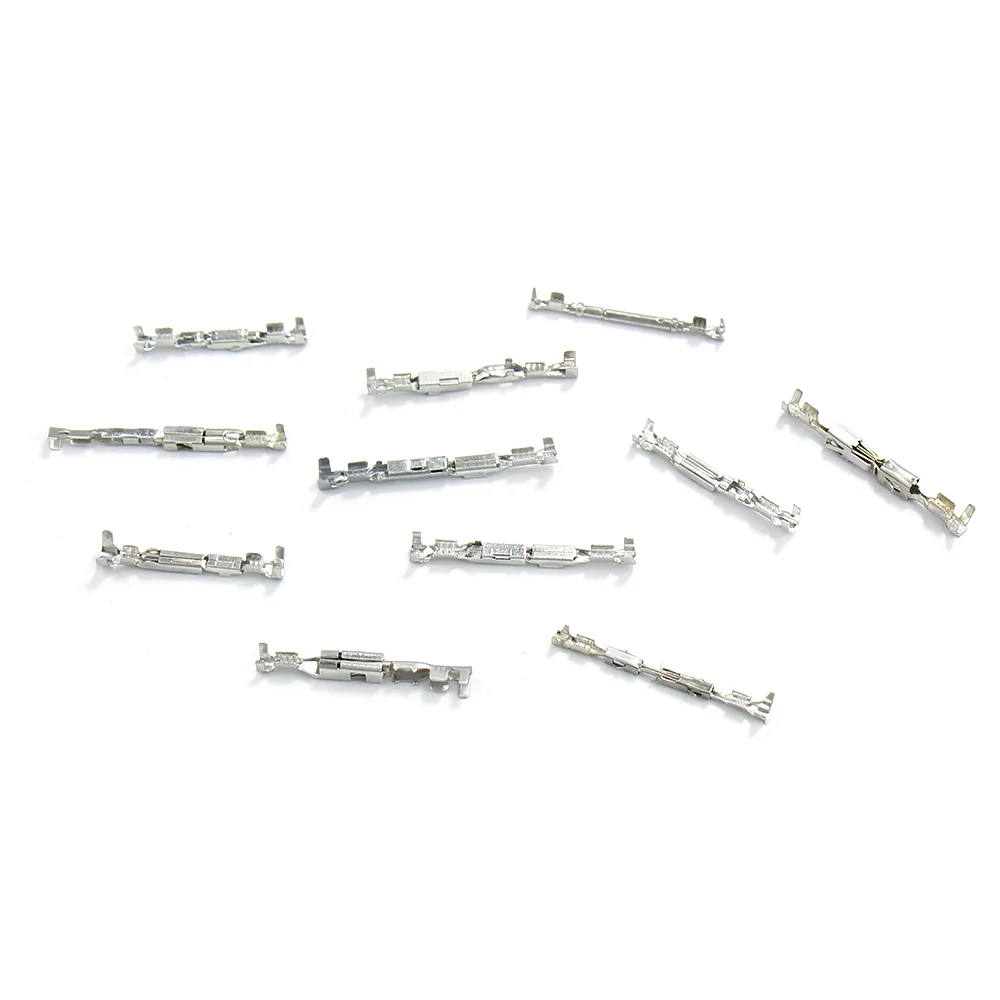Automotive Connector 1/1.5/1.8/2.2/2.8/3.5mm Male Female Crimping Wire Terminals Electrical Pin Removal Car Non-Insulated Plug | Автомобили