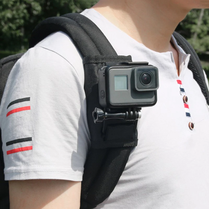 Рюкзак с плечевым ремнем для Gopro Hero 6 5 4 3 + регулируемой поворотной застежкой на 360