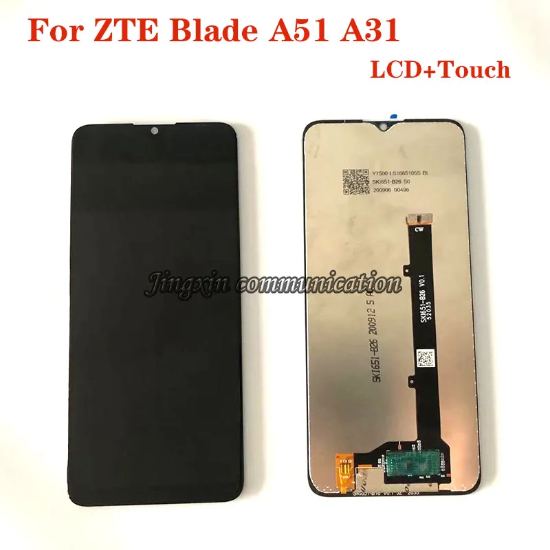6 52 &quotоригинальный для ZTE Blade A51 A31 2021 ЖК-дисплей Сенсорная стеклянная панель экран