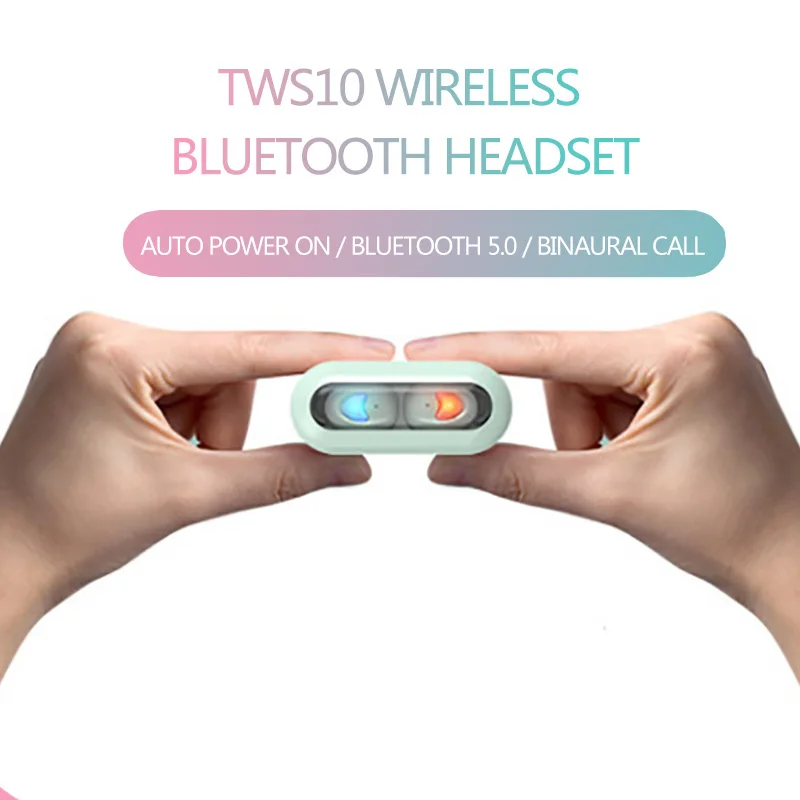 TWS беспроводные наушники с Bluetooth 5 0 микрофоном Спортивная гарнитура