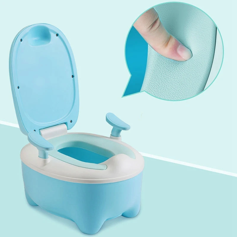 

Baby Potty Toilet Child Training Pot Toilet Circle Cartoon Potty Portable Child Urinal Comfortable Backrest Potty