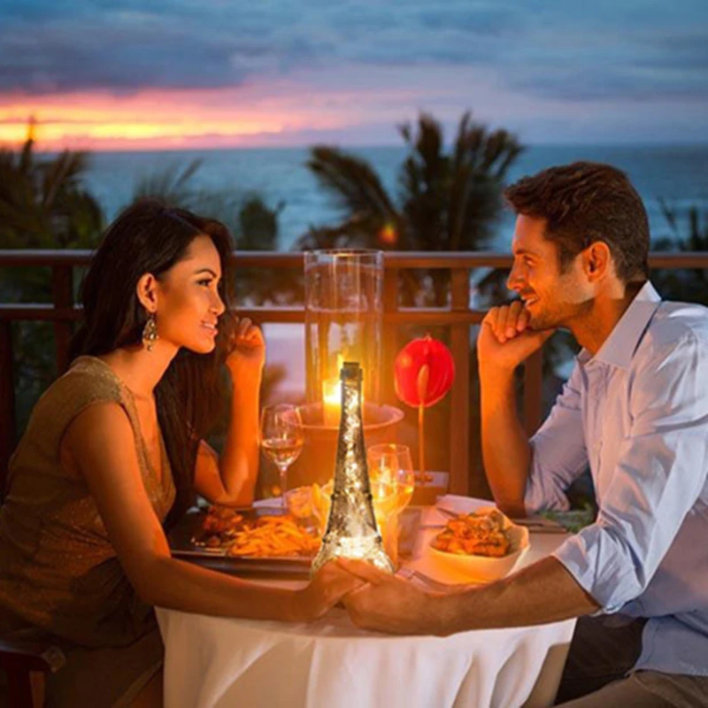 LED Garland String DIY Fairy Lights for Glass Craft Bottle New Year Christmas Valentines Wedding Birthday Party Decoration | Дом и сад