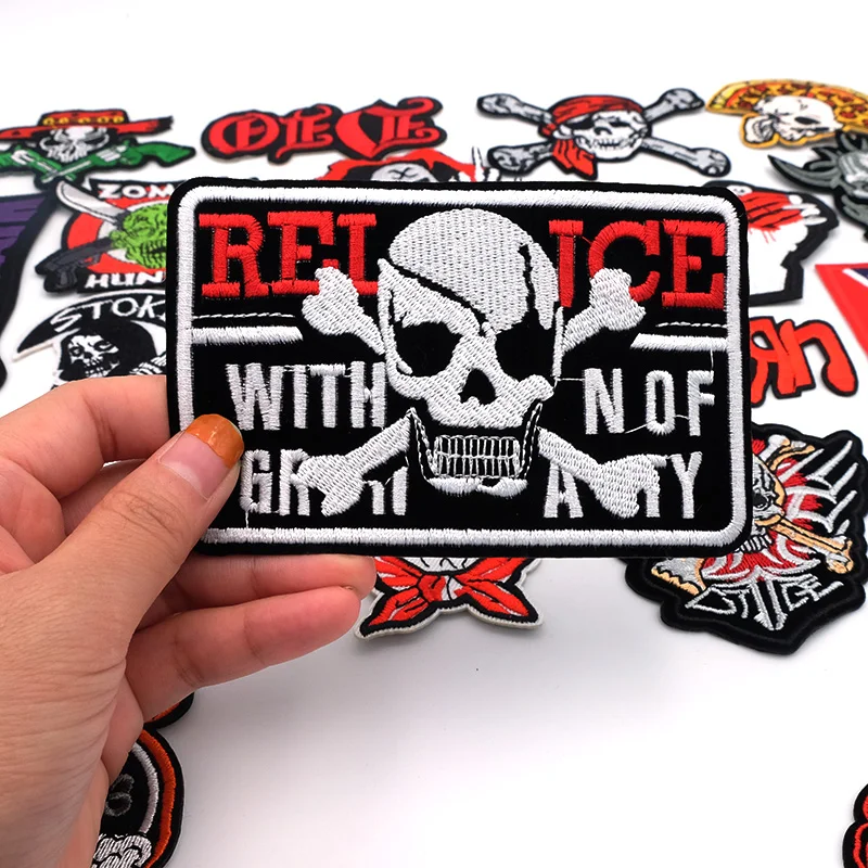25 шт. рок тяжелый металл группа патч для одежды Diy Панк вышитые Швейные железные патчи аппликационные наклейки для джинсовой куртки