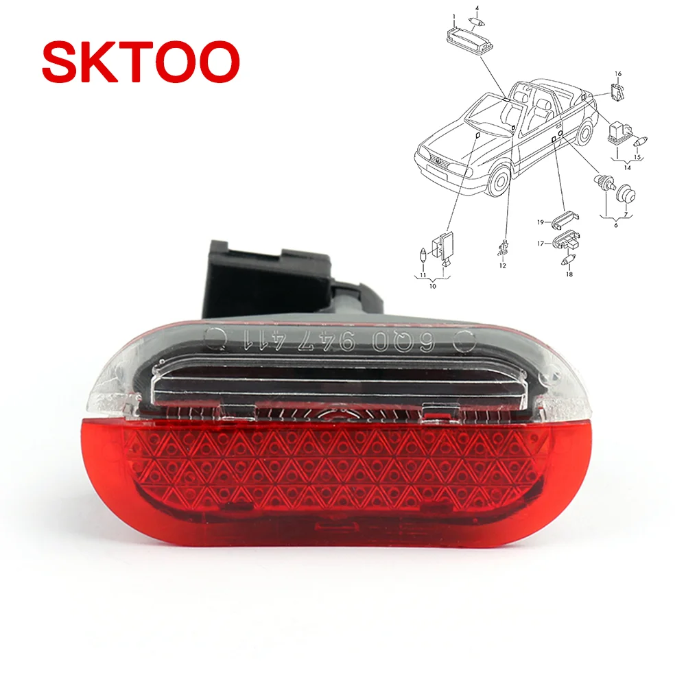 

SKTOO For VW Golf 4 Polaro Welcome Light Atmosphere Lights Decorative Lights