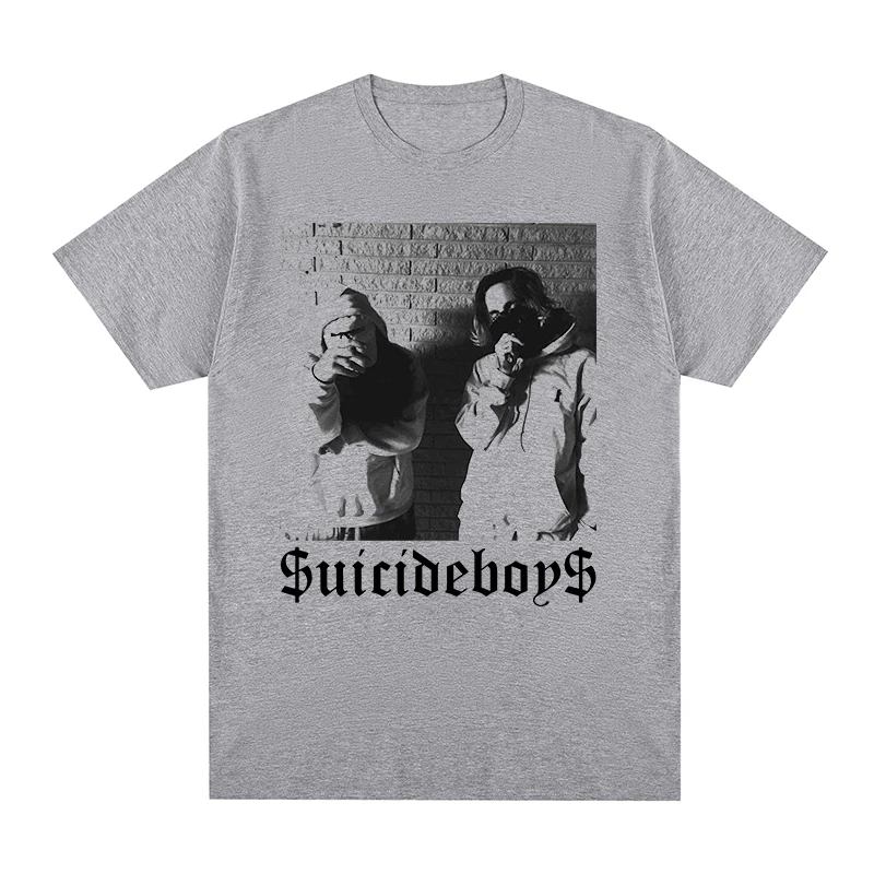 Футболка для мальчиков с парнями из Suicideboys надписью $ uicideboy Классическая крутая