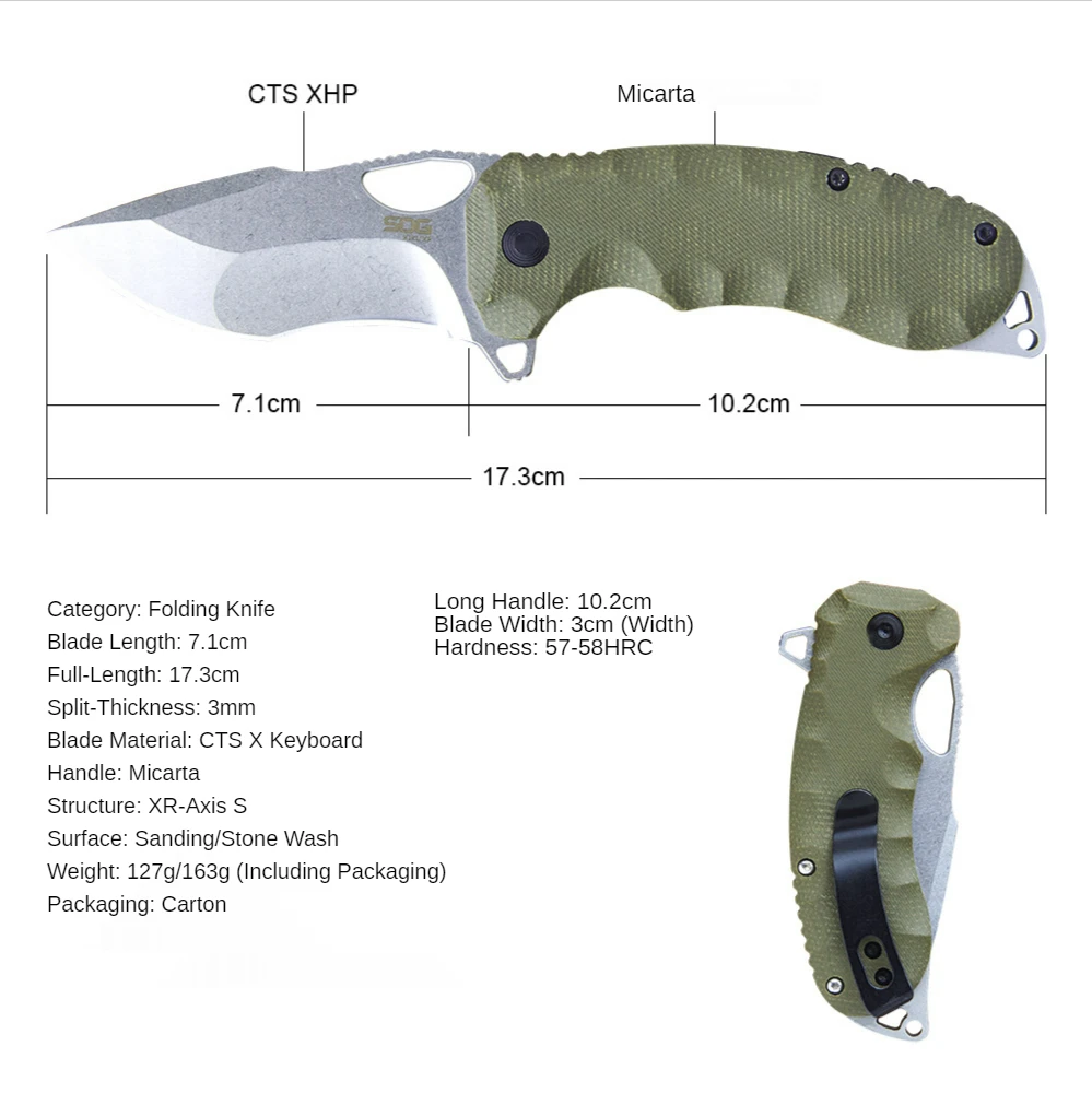 Высокопрочный нож для выживания на природе складной портативный карманный