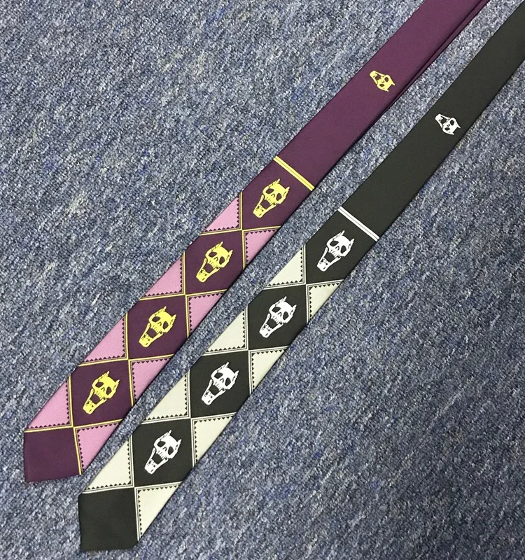 Галстук для косплея с принтом Необычные приключения Джоджо шейный галстук