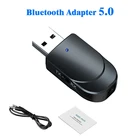 Bluetooth 5,0 аудио приемник, передатчик, стерео 3,5 мм AUX USB музыкальный адаптер для ТВ, ПК, автомобильный комплект, гарнитура