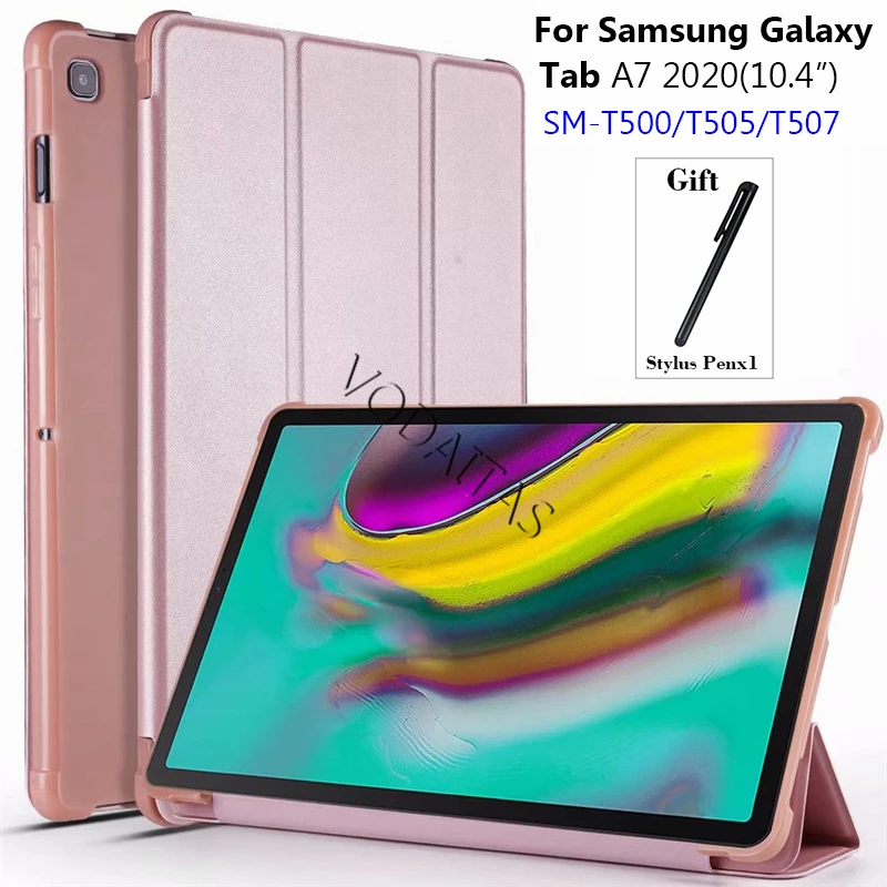 

Чехол для Samsung Galaxy Tab A7 10,4 ''2020 SM-T500/T505 таблетки ультра-тонкая смарт-крышка для Samsung Galaxy Tab A7 10,4 2020 чехол