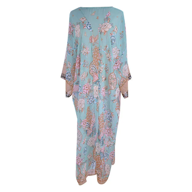 Пляжное платье для женщин плаванье накидка плюс размер Saida de Praia Robe Plage кафтан