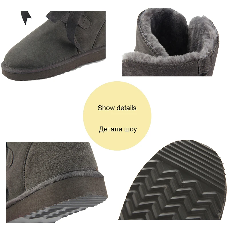 Женские зимние сапоги из натуральной кожи на зиму|snow boots|fashion winter bootswinter boots |