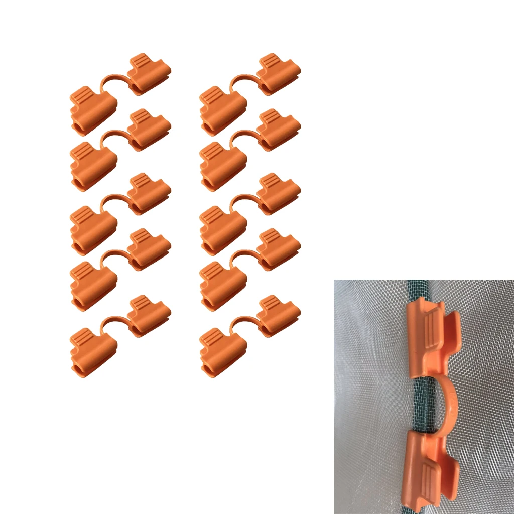 10 шт. зажимы для труб теплицы сетки пленочных сеток растений 11 мм/0 43 дюйма|Трубы| |