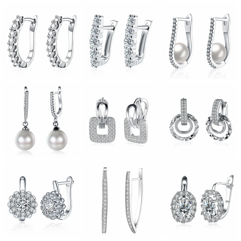 Plt свадебные серьги Элегантный круг обруч для женщин и девушек геометрической