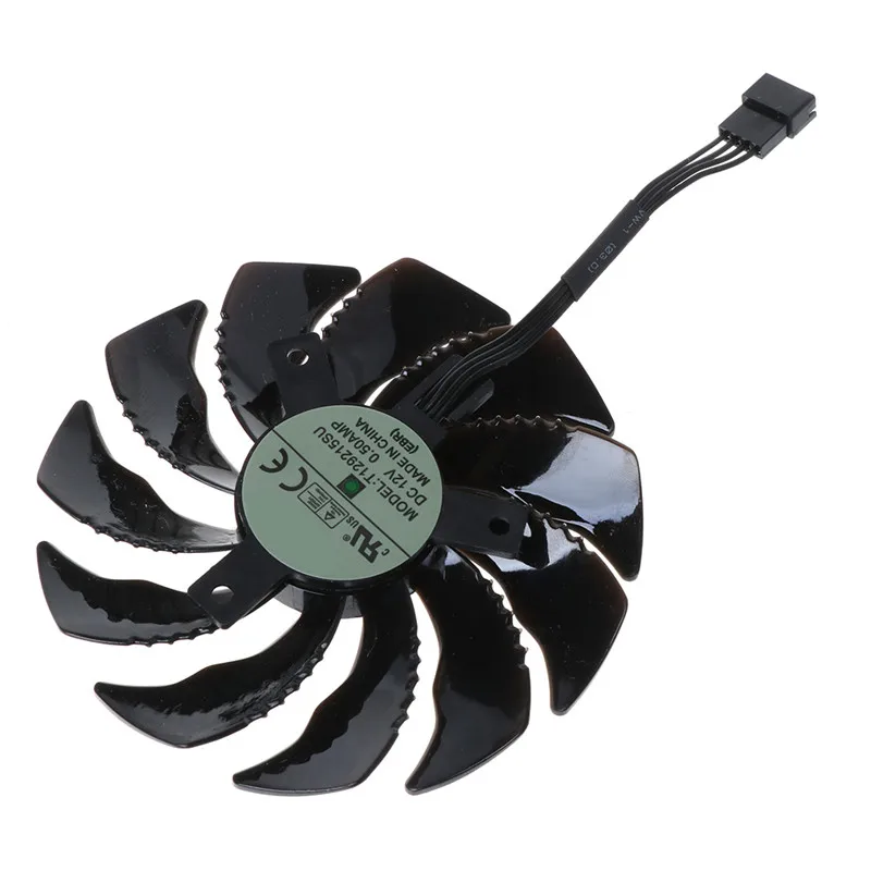 Новый вентилятор охлаждения T129215SU 85 мм замена для Gigabyte Geforce GTX 1050 1050TI 1060 1070 1070TI G1