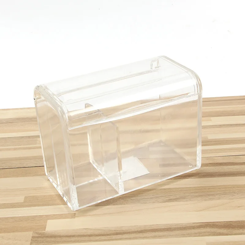 Акриловый хлопковый тампон бумажная коробка для хранения полотенец прозрачная