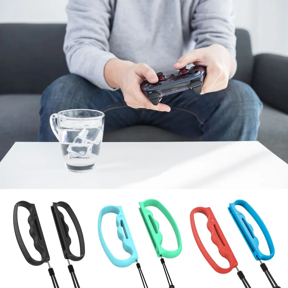 

1 пара боксерских захватов для Nintendo для Switch Joy-Con фитнесс боксерская игра подходит для бокса застежка аксессуары ручка случайный цвет