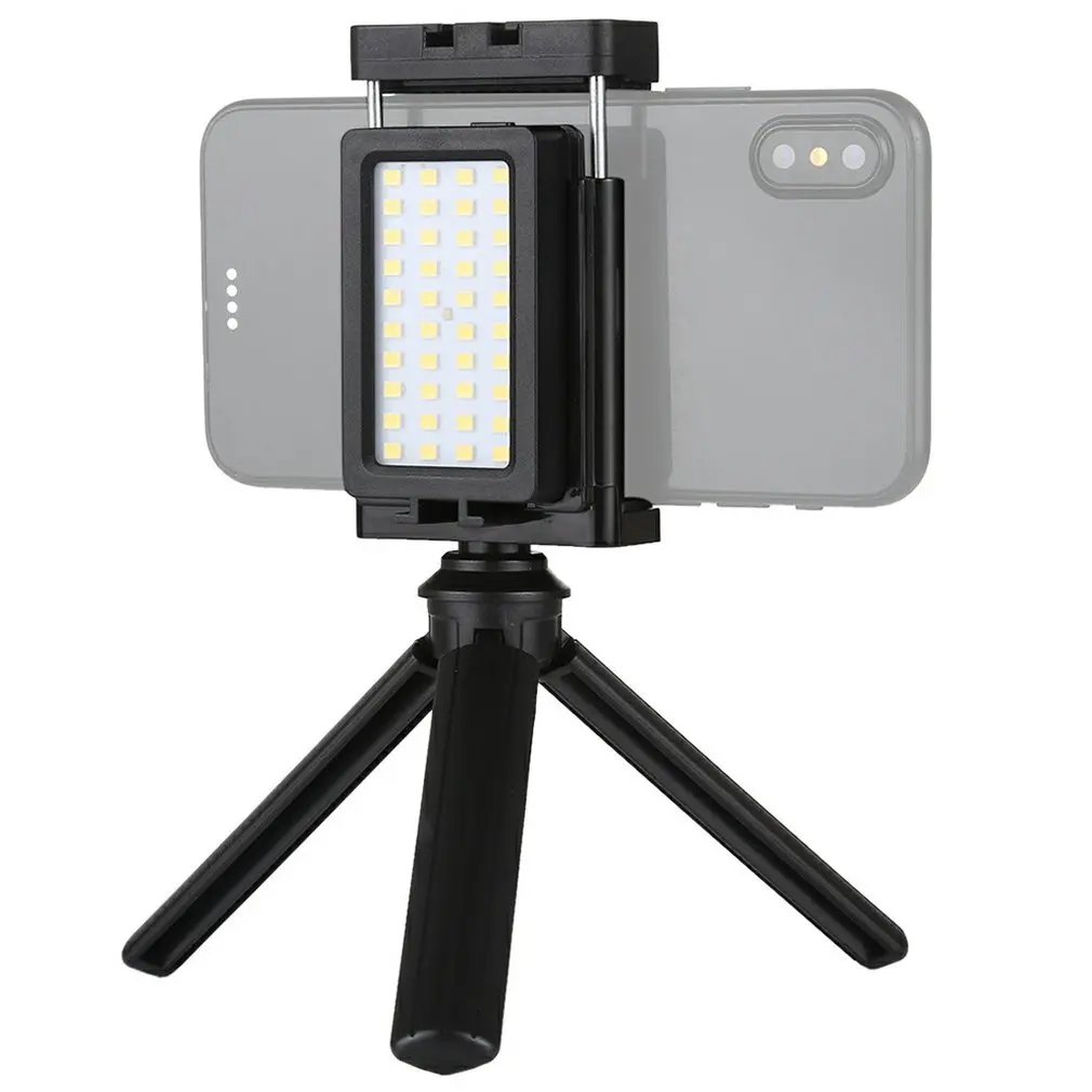 Mobile Phone Live Set Pocket Self-Timer Fill Light Clamp Bracket Mount Desktop Tripod Vlogging Selfie | Мобильные телефоны и