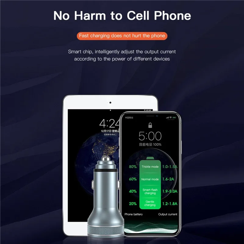 

USB Car Charger For iphone 12 11 36W Quick Charge 3.0 Fast Charging Charger For Xiaomi Auto Type C QC PD 3.0 Mobile Phone Charge