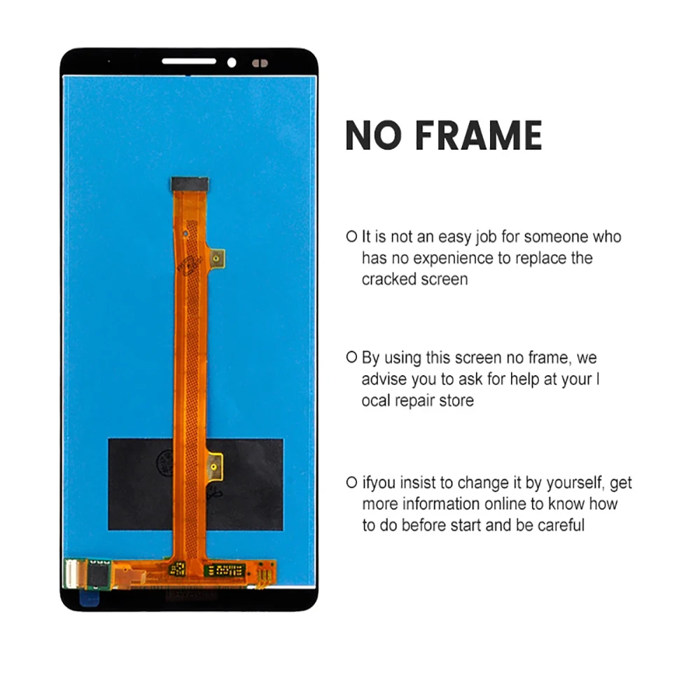 Pantalla t&aacute;ctil Original para Huawei Mate 7, pieza de repuesto de digitalizador LCD, MT7-TL00, MT7-L09-3