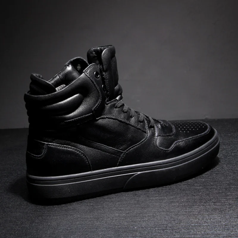 Роскошная повседневная обувь Мужская Осенняя из натуральной коровьей кожи белые