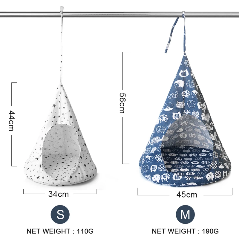 домик для кошки подвесная палатка дышащая кошка пещера кровать кошек льняная