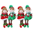 Мягкие Плюшевые рождественские игрушки Elf для праздника, плюшевые персонажи-забавные украшения и игрушки для детей, подарки на Рождество