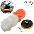 611 шт. 34 дюймов автомобиля губка для полировки комплект Автомобильная полировальная Подушка Комплект Авто полировка воском с M10 сверла для адаптера переменного тока для инструменты для чистки автомобиля