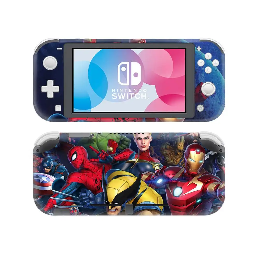 MARVEL ULTIMATE ALLIANCE 3: черный заказ nyd Switch Lite наклейки виниловые кожа Стикеры для nintendo