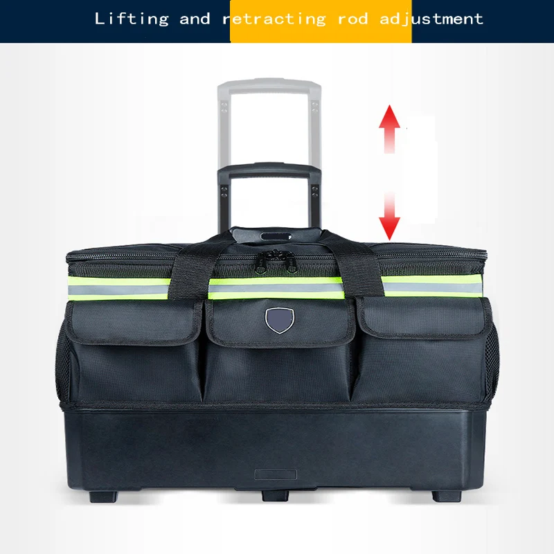 Large Multi-function Trolley Kit Canvas Installation and Maintenance Electrician Bag Thickened Case | Инструменты