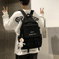 tooling style womens backpacks large capacity school bags for teens korean harajuku female school backpack woman multi pockets