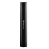 new 1pcs cohiba cigar tube black classic gadget portable aluminum travel cigar case humidor holder mini cigar accessories
