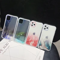 gradient marble shockproof phone cases for iphone 12 11 pro max xr xs max 7 8 plus x 12 mini se 2020 soft imd clear back cover