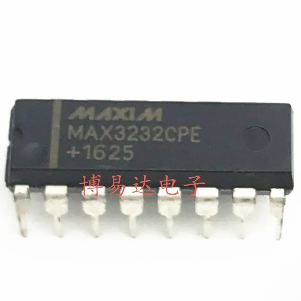 

MAX3232 MAX3232CPE MAX3232EPE DIP-16 RS-232