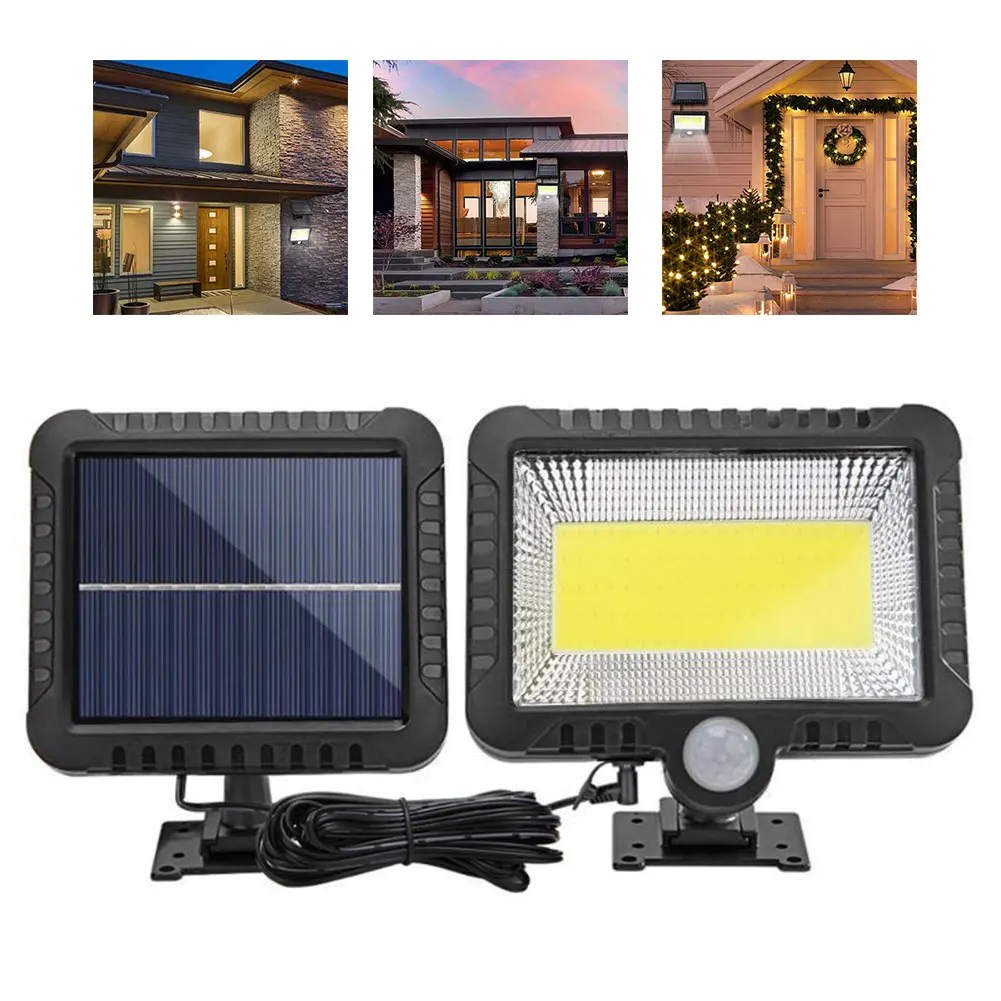

100 LED Solar Light Outdoor Solar Lamp Outdoor Waterproof Wireless PIR Motion Sensor Powered Sunlight For Garden Decoration