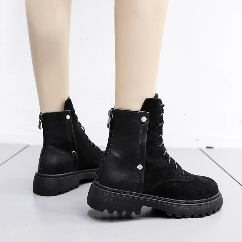 Ботинки до середины икры на заказ зимняя обувь меху женские теплые зимние