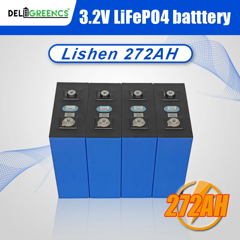 Lishen 272AH LiFePO4 батарея Новый 2020 12V Lithiumprismat батарейный блок с 4S BMS и балансировки 30A
