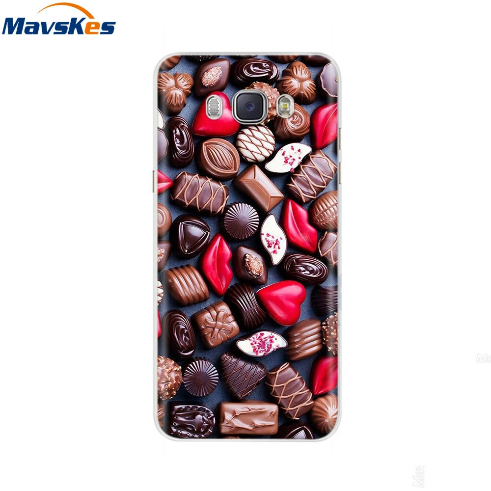 For Samsung J7 2016 Case Print Flower Soft Silicone Back Cover For Samsung J7 2016 TPU Phone Case For Samsung Galaxy J7 2016