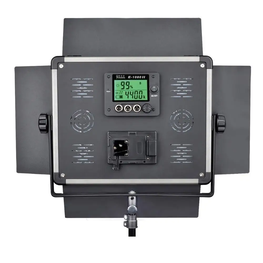 

DHL 1 pcs Led video light lcd screen RC Lamp E-1080II Bio-color Lighting LED Studio Photography Lamp Lighting Panel DMX