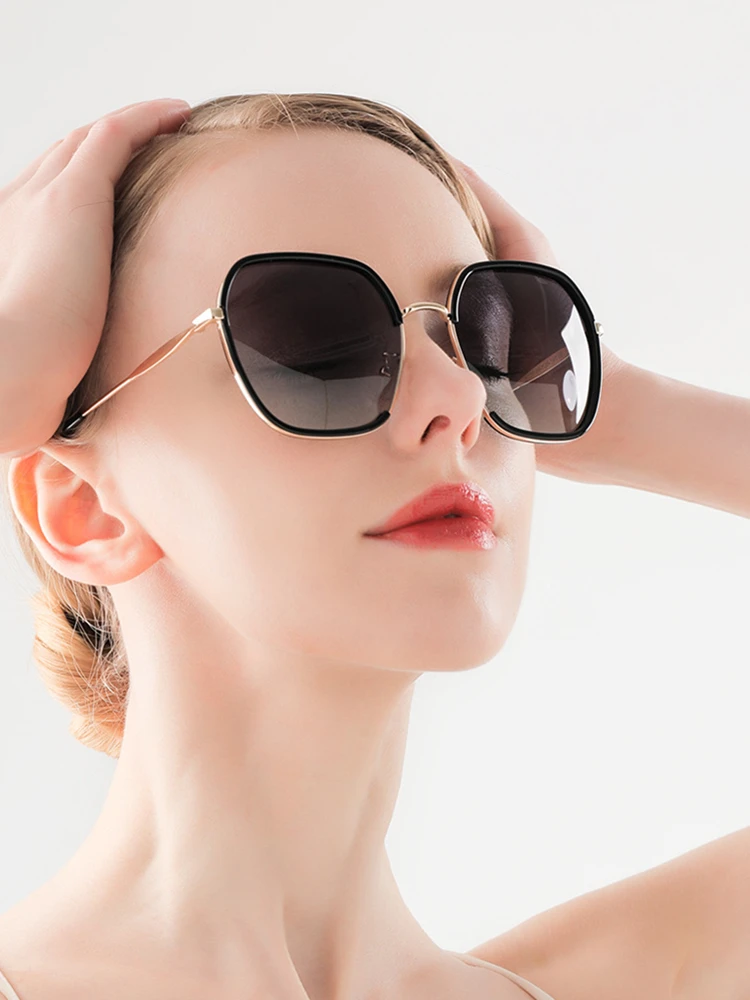 

Fashion Oversized Sunglasses for Woman Classical Square Big Cool Polarized UV Proof Driving Ladies Eyewear Female Sunglasses