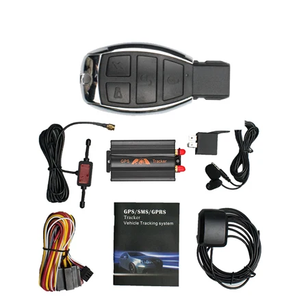 Gps 103B GSM/GPRS/gps Авто Автомобиль TK103B Автомобильный gps трекер отслеживающее устройство с дистанционным управлением Противоугонная Автомобильная сигнализация - Цвет: No box