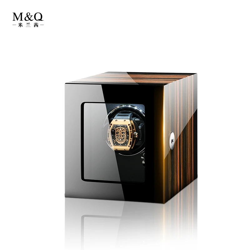 1 2 4 6 Slots Watch Winder Box Automatic Motor Mechanical Watches Display LED Case Collector Storage EU/US/UK/AU 2022 Luxury | Наручные