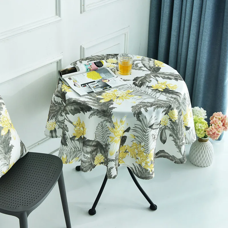 Nordic Round Tablecloth Table Cloth Cover for Event Wedding Party Restaurant Banquet Hotel Household Decoration | Дом и сад