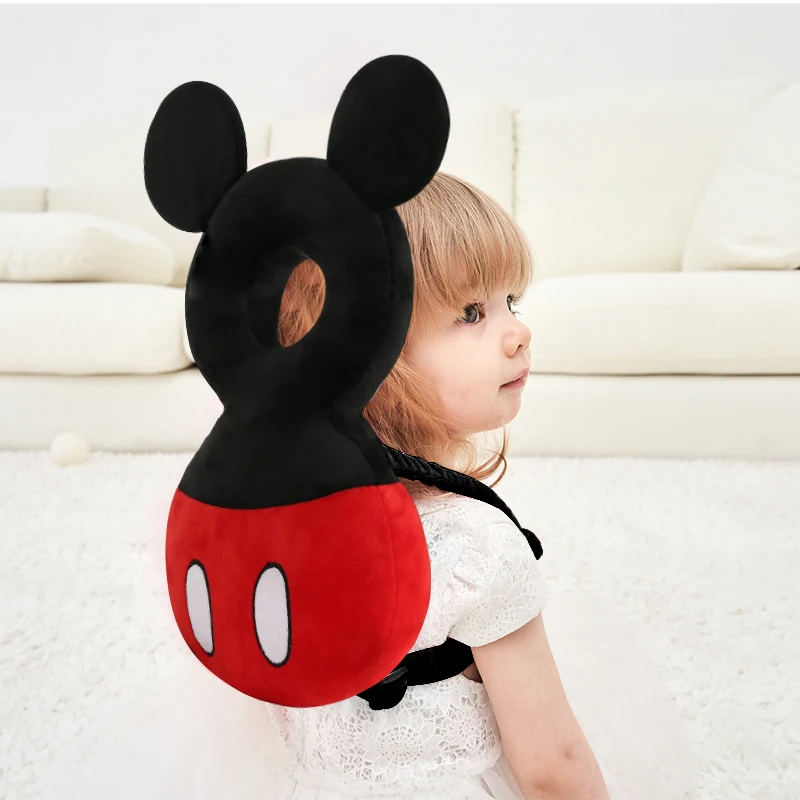Дисней Микки Маус Подушка для объятий детская голова формирующая Подушка Детская обучающая ходьба Голова протектор младенческой Девочки Мальчики Малыш подушка