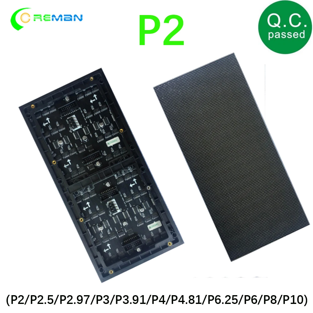 P2 HD светодиодный видео настенный экран модуль 128x64 hub75 smd3 в 1 полноцветный x мм блок