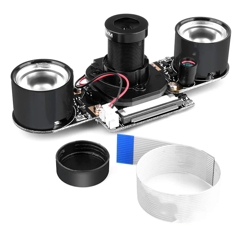 Night Vision Camera Module for Raspberry Pi 4 Mini 5MP 1080P HD Video OV5647 Sensor Webcam Kit with Embedded IR-Cut | Электроника