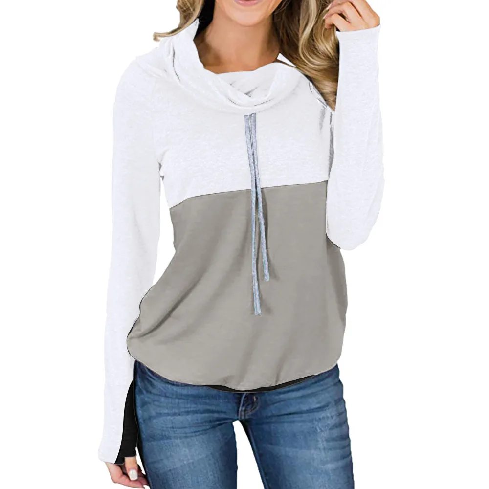 Блузка женская негабаритная толстовка цветной Плетеный свитер пуловер со