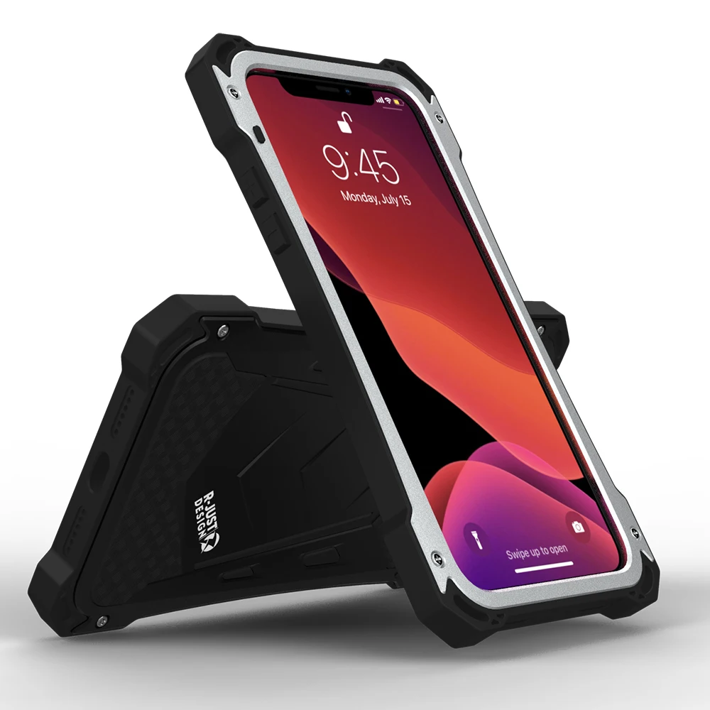 Чехол для телефона противоударный металлический алюминиевый IPhone 11 11Pro Max XS XR 7 8