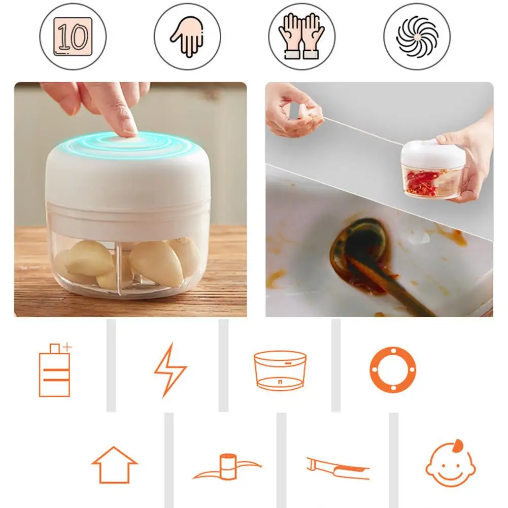 Портативный мини измельчитель для продуктов 100 мл|Другие кухонные специальные