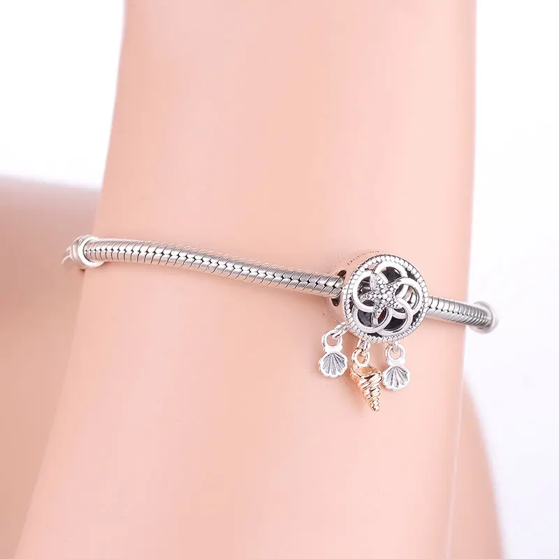 

European s925 sterling silver Family Tree Heart Pendant Charms Beads for Women Original Sterling Bracelet Fashion Jewelry DIY