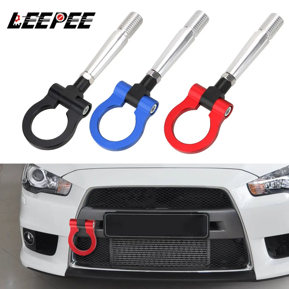 Car Auto Rear Front Trailer Vehicle Towing Racing Foldable Tow Hook Trailer Bar For Mitsubishi Lancer EVO X 10 2008-2016 Styling